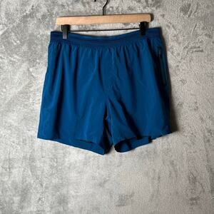 Ten Thousand Lightweight Run Performance Session Shorts Size XL 5” Teal Lined